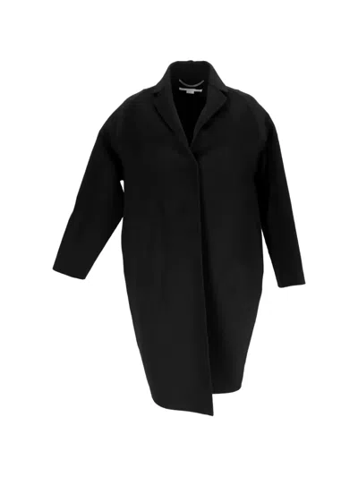Pre-owned Stella Mccartney Asymmetric Coat In Black