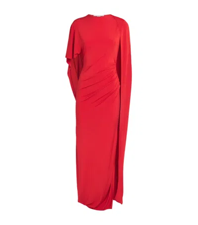 STELLA MCCARTNEY ASYMMETRIC DRAPED GOWN