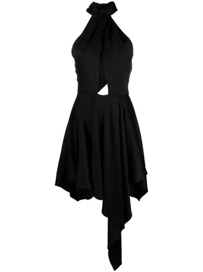 STELLA MCCARTNEY ASYMMETRIC HALTERNECK DRESS