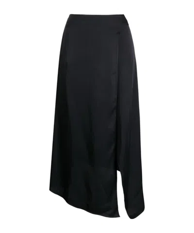 STELLA MCCARTNEY ASYMMETRIC HIGH-WAISTED MIDI SKIRT