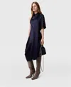 Stella Mccartney Asymmetric Tie-neck Midi Dress