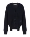 Stella Mccartney Asymmetric V In Black