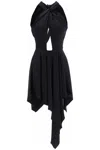 STELLA MCCARTNEY ASYMMETRICAL DRESS WITH HALTERNECK