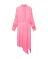 Stella Mccartney Asymmetrical Hem Dress In Pink