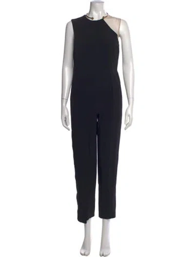 Pre-owned Stella Mccartney Asymmetrical Jumpsuit In Black