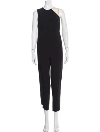 Pre-owned Stella Mccartney Asymmetrical Jumpsuit In Black