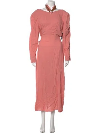 Pre-owned Stella Mccartney Asymmetrical Long Dress W/ Tags In Pink