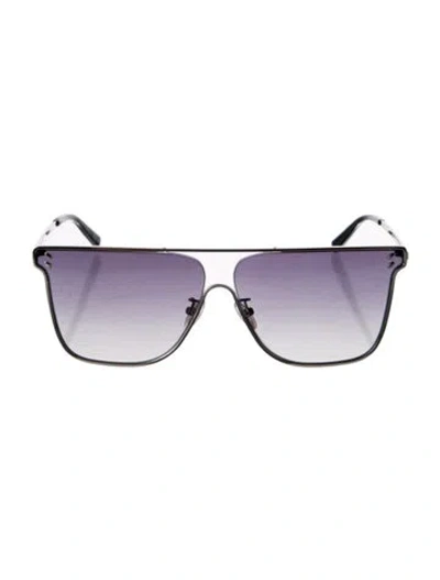 Pre-owned Stella Mccartney Aviator Gradient Sunglasses In Blue/silver