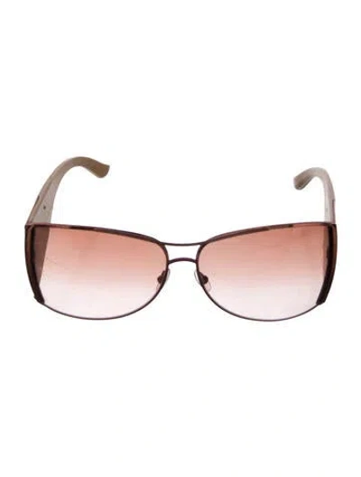 Pre-owned Stella Mccartney Aviator Gradient Sunglasses In Purple