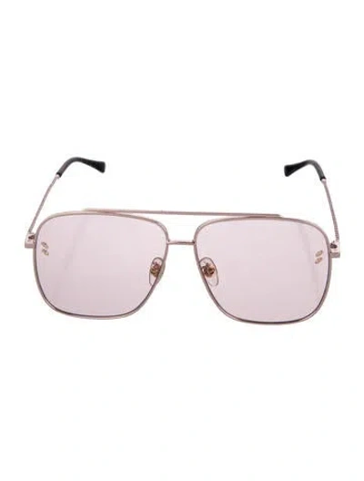 Pre-owned Stella Mccartney Aviator Tinted Sunglasses In Gold