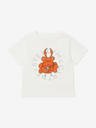 Stella Mccartney Baby Boys Beetle Logo T-shirt In White