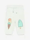 Stella Mccartney Baby Boys Ice Cream Joggers In Green