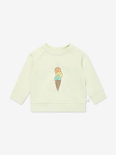Stella Mccartney Kids'  Baby Boys Ice Cream Logo Sweatshirt In Green