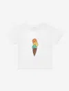 Stella Mccartney Baby Boys Ice Cream T-shirt In Ivory