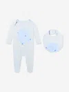 Stella Mccartney Baby Boys Jersey Babygrow Set In Blue
