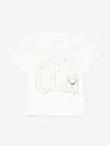 Stella Mccartney Baby Boys Logo T-shirt In Ivory