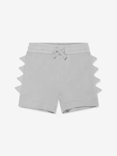 Stella Mccartney Baby Boys Shark Shorts In Grey