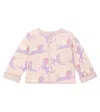 Stella Mccartney Baby Cotton Jersey Cardigan In Multicoloured
