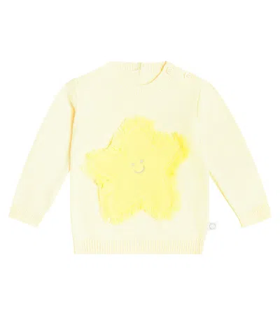 Stella Mccartney Baby Cotton Sweater In Multicoloured