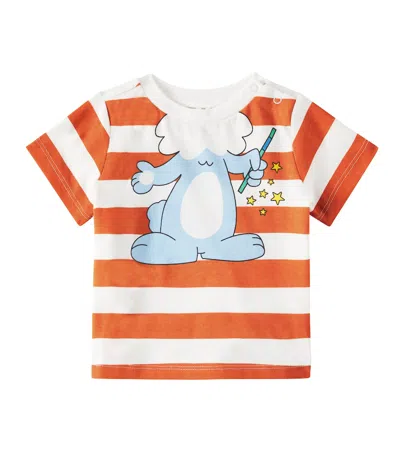 Stella Mccartney Baby Cotton T-shirt In Multicoloured