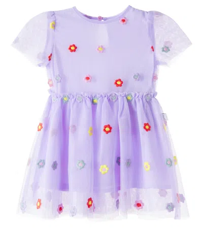 Stella Mccartney Baby Embroidered Floral Tulle Dress