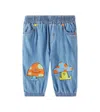 Stella Mccartney Baby Embroidered Jeans In Blue