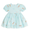 STELLA MCCARTNEY BABY EMBROIDERED TULLE DRESS