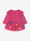 Stella Mccartney Baby Girls Bow Dress In Pink
