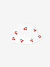 Stella Mccartney Baby Girls Embroidered Cherries Bucket Hat In White