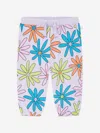 Stella Mccartney Baby Girls Flower Joggers In Purple