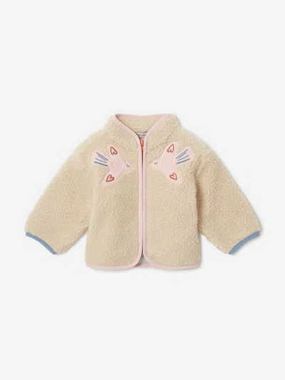 Stella Mccartney Kids'  Baby Girls Teddy Fleece Jacket In Multi
