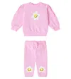 Stella Mccartney Baby Set Aus Sweatshirt Und Jogginghose In Pink