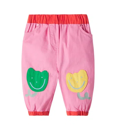 Stella Mccartney Baby Patch-appliqué Jeans In Pink