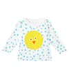 Stella Mccartney Baby Polka-dot Cotton Jersey Top In White