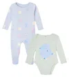 Stella Mccartney Baby Printed Bodysuit And Onesie Set In Blue