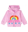 Stella Mccartney Baby Printed Cotton Hoodie In Rosa