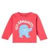 Stella Mccartney Baby Printed Cotton Jersey Sweatshirt In Red