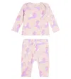 Stella Mccartney Baby Bedruckter Pyjama Aus Baumwolle In Pink