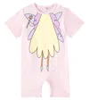 Stella Mccartney Baby Printed Cotton Playsuit In Pink