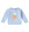 Stella Mccartney Baby Printed Cotton Sweatshirt In Blue