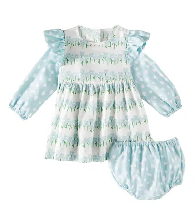 Stella Mccartney Baby Printed Dress And Bloomers Set In Multicoloured