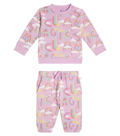 Stella Mccartney Baby Bedruckter Jogginganzug Aus Fleece In Multicoloured
