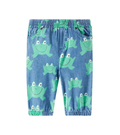 Stella Mccartney Baby Printed Jeans In Blue
