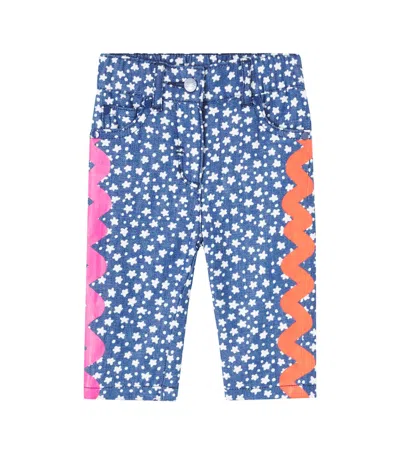 Stella Mccartney Baby Printed Jeans In Blue