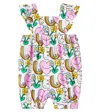 Stella Mccartney Baby Printed Playsuit In Multi