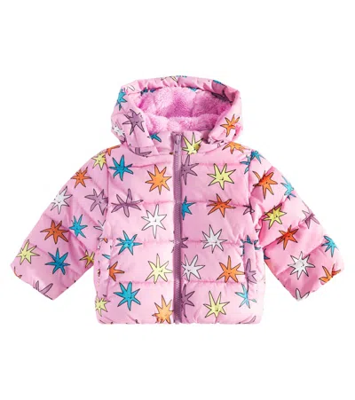 Stella Mccartney Baby Wattierte Jacke In Pink