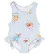 Stella Mccartney Baby Printed Swimsuit In Multicoloured