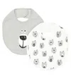 Stella Mccartney Baby Set Of Two Cotton Bibs In White