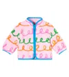 Stella Mccartney Baby Teddy Fleece Jacket In Pink