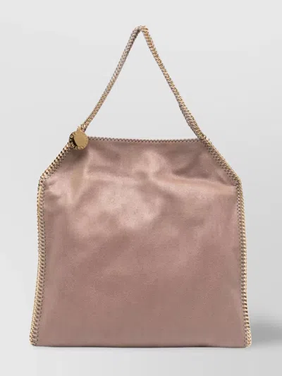 Stella Mccartney Babybella Shoulder Bag Chain Trim In Neutral